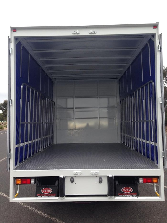 2024 Fuso Canter 815 Mwb Amt Wide Cab 6 Pallet Curtain Sider CANTER 815 White