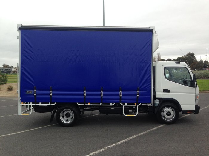 2024 Fuso Canter 815 Mwb Amt Wide Cab 6 Pallet Curtain Sider CANTER 815 White