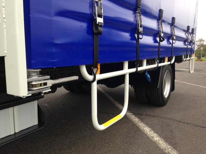 2024 Fuso Canter 815 Mwb Amt Wide Cab 6 Pallet Curtain Sider CANTER 815 White