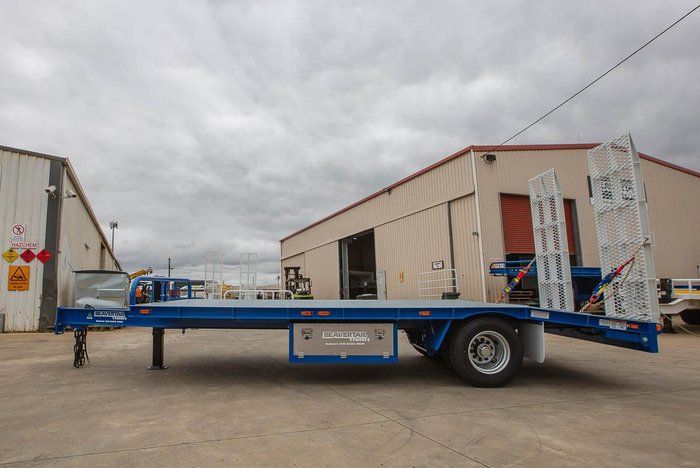 2025 Beavertail Single Axle Tag Trailer White