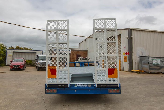 2025 Beavertail Single Axle Tag Trailer White