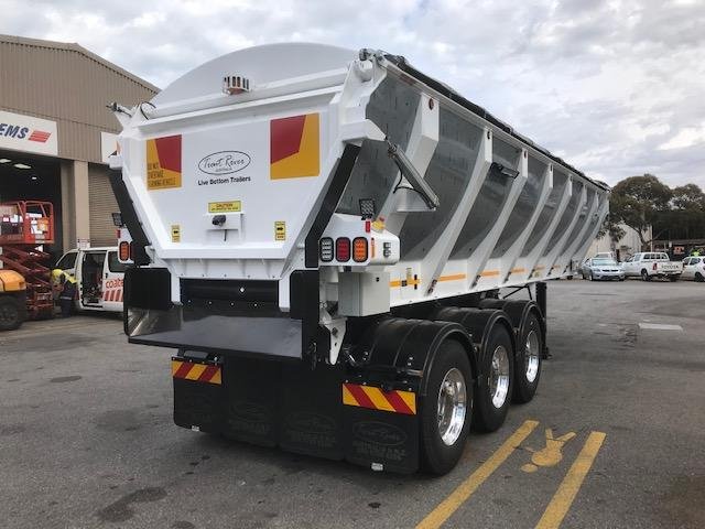 2024 Trout River Australia Live Floor Trailer Black