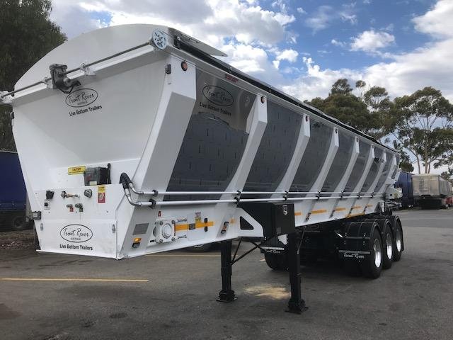 2024 Trout River Australia Live Floor Trailer Black