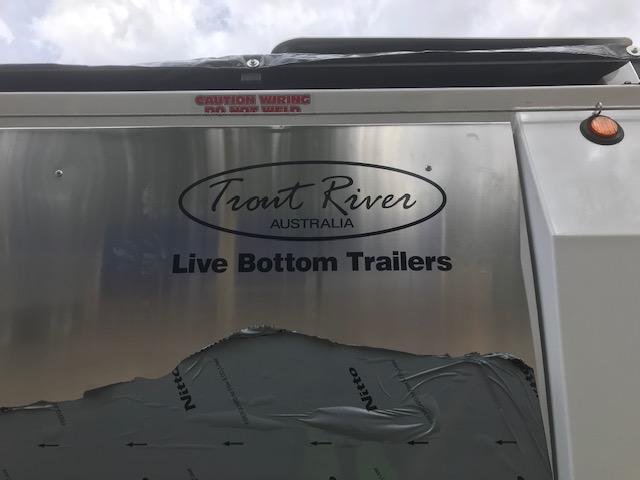 2024 Trout River Australia Live Floor Trailer Black