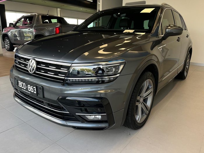 2019 Volkswagen Tiguan 132TSI R-Line Edition 5N MY19.5 Four Wheel Drive Indium Grey