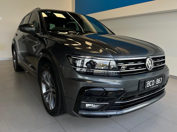 2019 Volkswagen Tiguan 132TSI R-Line Edition 5N MY19.5 Four Wheel Drive Indium Grey