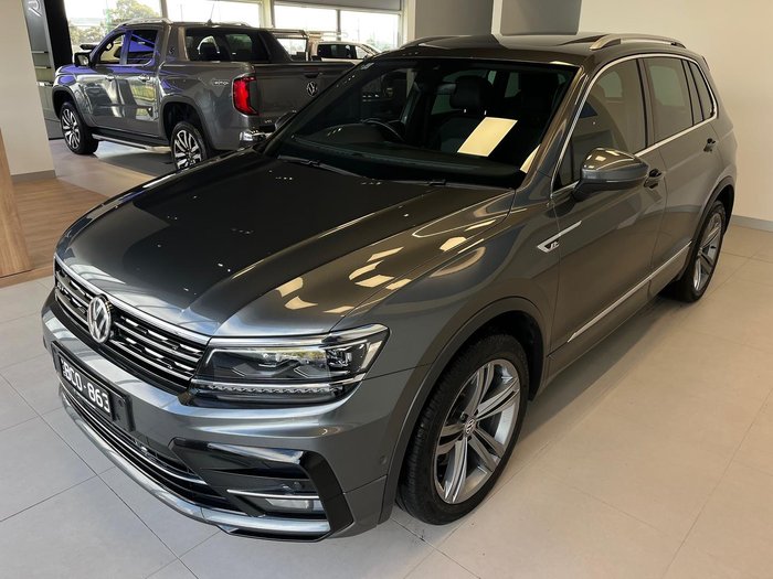 2019 Volkswagen Tiguan 132TSI R-Line Edition 5N MY19.5 Four Wheel Drive Indium Grey