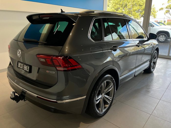 2019 Volkswagen Tiguan 132TSI R-Line Edition 5N MY19.5 Four Wheel Drive Indium Grey