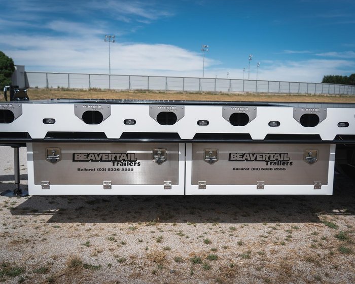 2025 Beavertail Tri Axle Seamless Tag Trailer