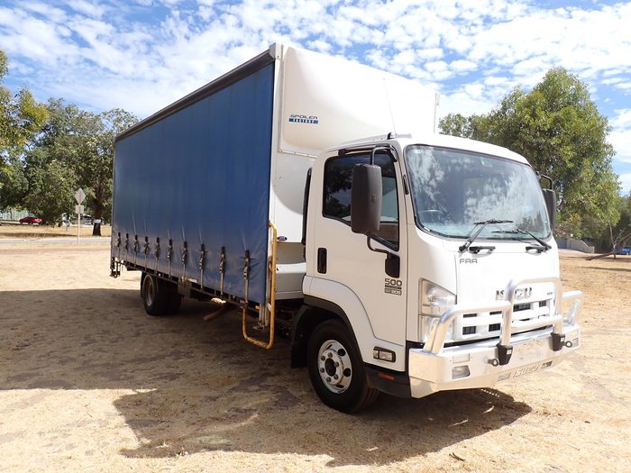 2014 Isuzu Frr 500 Long F SERIES WHITE