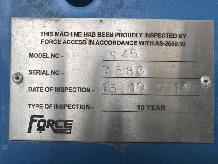2004 Genie S45 Telescopic Boom Lift