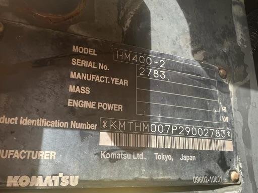 2011 Komatsu Hm400-2