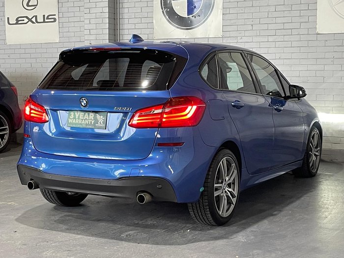 2017 BMW 2 Series 220i M Sport F45 Estoril Blue