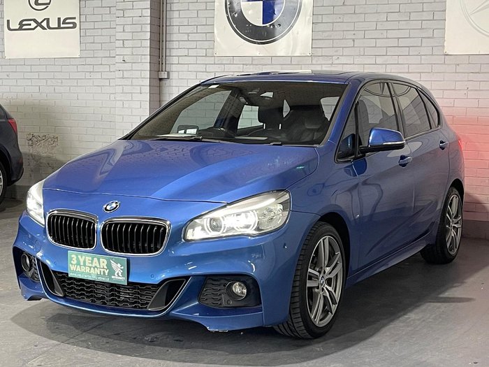 2017 BMW 2 Series 220i M Sport F45 Estoril Blue