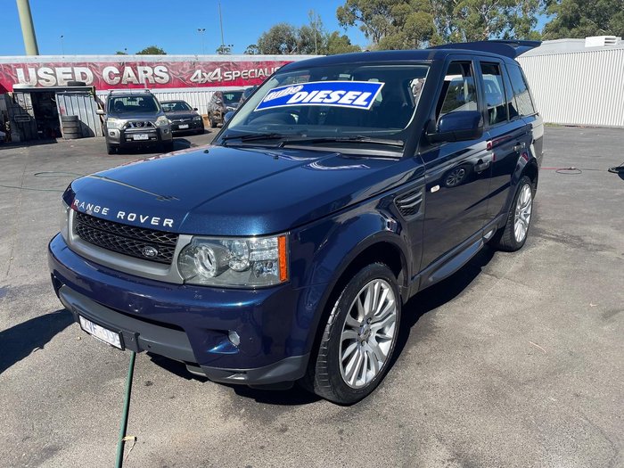 2010 Land Rover Range Rover Sport TDV6 Luxury L320 MY11 4X4 Dual Range Baltic Blue