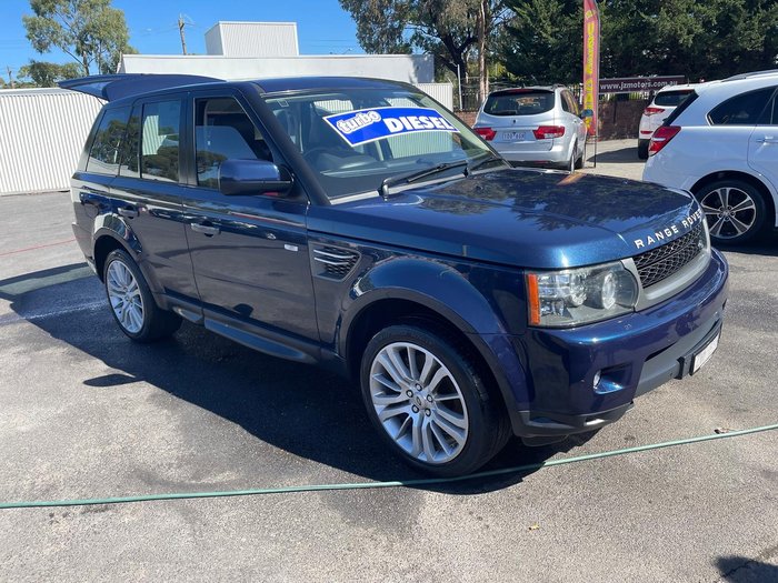 2010 Land Rover Range Rover Sport TDV6 Luxury L320 MY11 4X4 Dual Range Baltic Blue