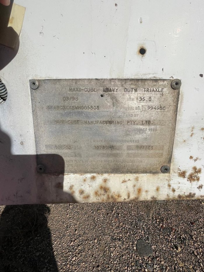 1998 Maxicube Triaxle 44' Refrigerated Pantec