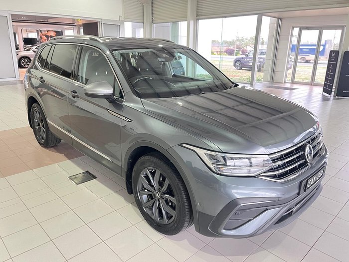 2022 Volkswagen Tiguan 162TSI Adventure Allspace 5N MY22 Four Wheel Drive Platinum Grey