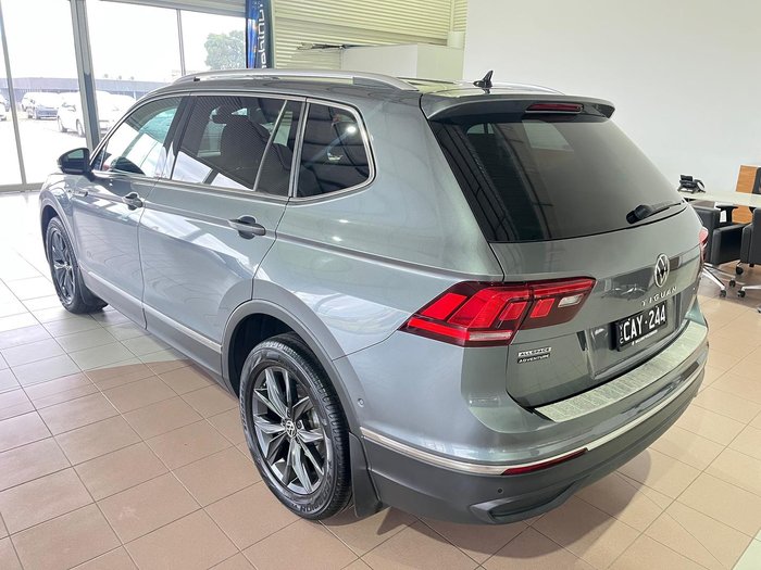2022 Volkswagen Tiguan 162TSI Adventure Allspace 5N MY22 Four Wheel Drive Platinum Grey