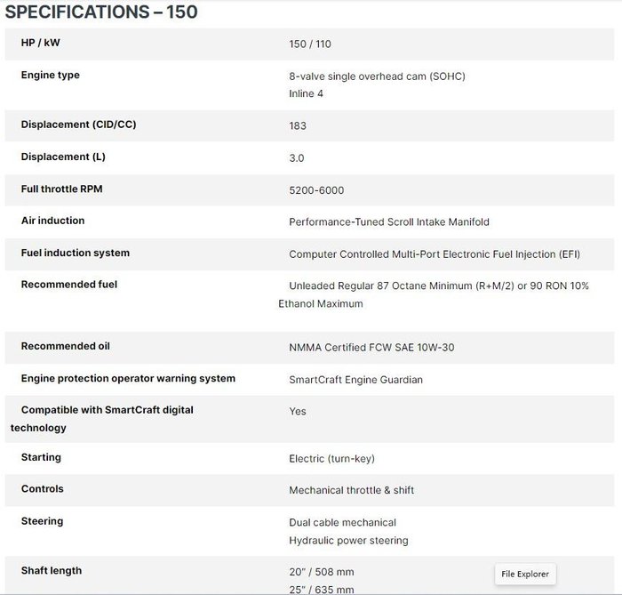 2023 Mercury 150L Pro XS 4S