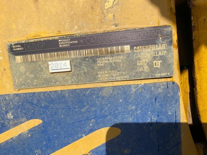 2014 Caterpillar D6t Lgp