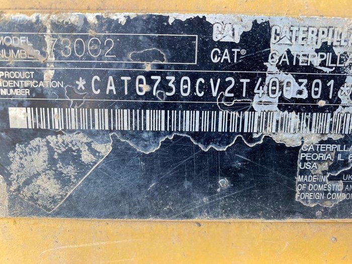 2016 Caterpillar 730C2 
