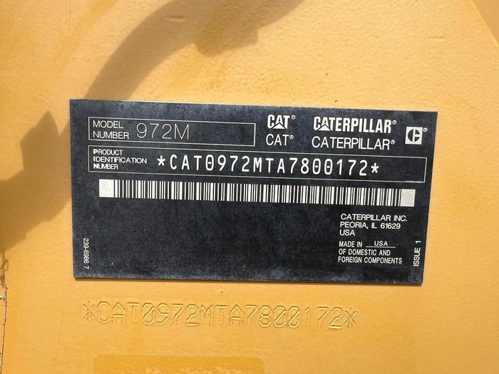 2018 Caterpillar 972M 