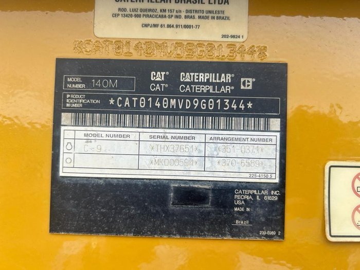 2011 Caterpillar 140M Awd 