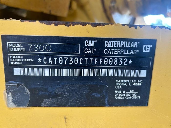 2015 Caterpillar 730C 