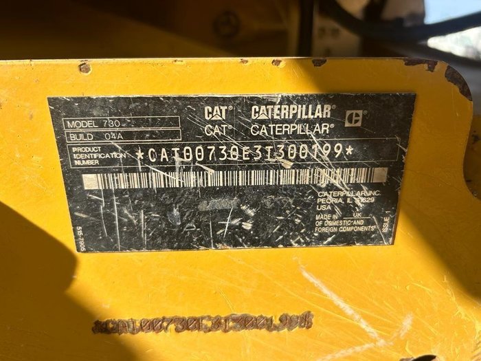 2018 Caterpillar 730 