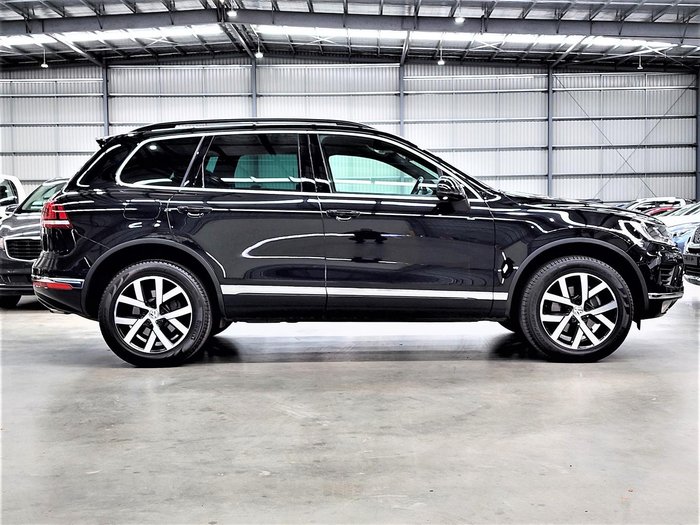 2018 Volkswagen Touareg Monochrome 7P MY18 Four Wheel Drive Deep Black