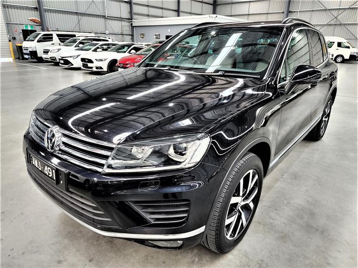 2018 Volkswagen Touareg Monochrome 7P MY18 Four Wheel Drive Deep Black