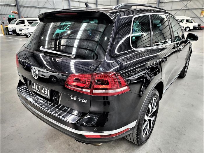 2018 Volkswagen Touareg Monochrome 7P MY18 Four Wheel Drive Deep Black