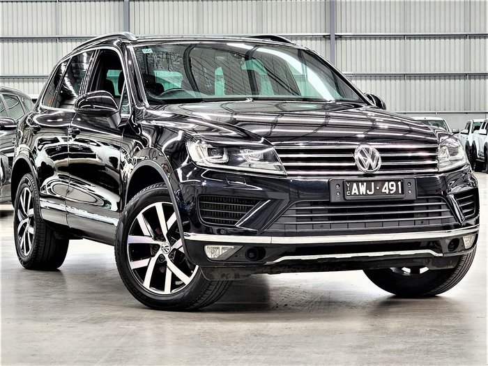 2018 Volkswagen Touareg Monochrome 7P MY18 Four Wheel Drive Deep Black
