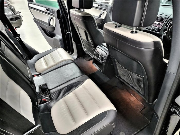 2018 Volkswagen Touareg Monochrome 7P MY18 Four Wheel Drive Deep Black