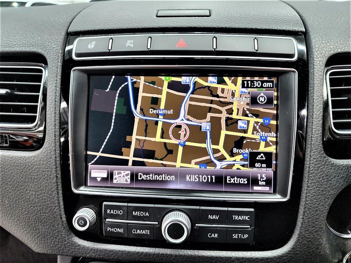 2018 Volkswagen Touareg Monochrome 7P MY18 Four Wheel Drive Deep Black