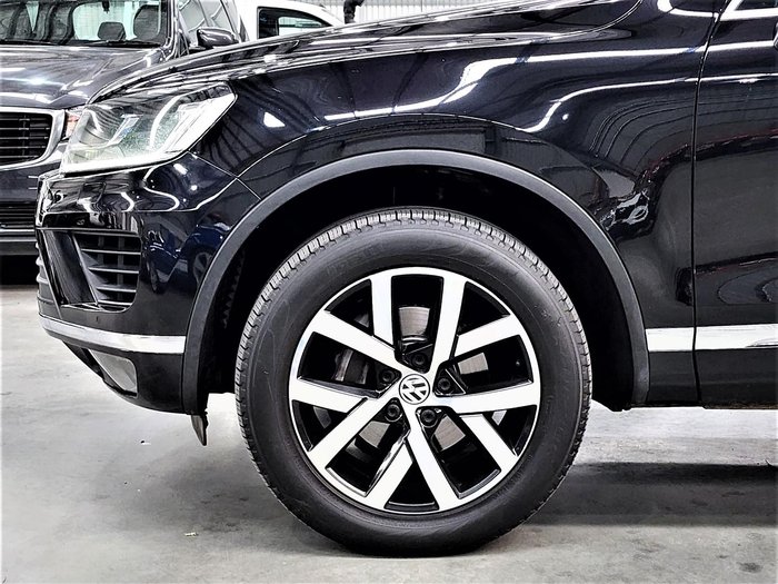 2018 Volkswagen Touareg Monochrome 7P MY18 Four Wheel Drive Deep Black