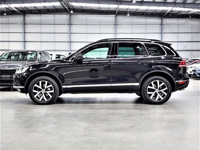 2018 Volkswagen Touareg Monochrome 7P MY18 Four Wheel Drive Deep Black