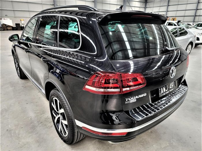 2018 Volkswagen Touareg Monochrome 7P MY18 Four Wheel Drive Deep Black