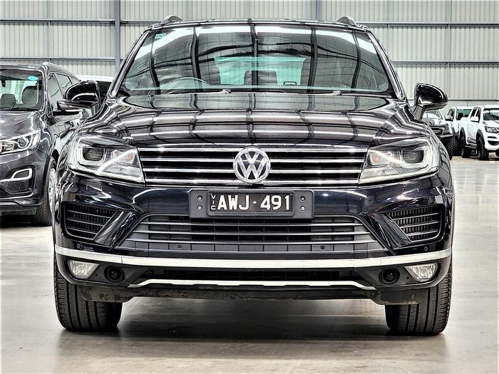 2018 Volkswagen Touareg Monochrome 7P MY18 Four Wheel Drive Deep Black