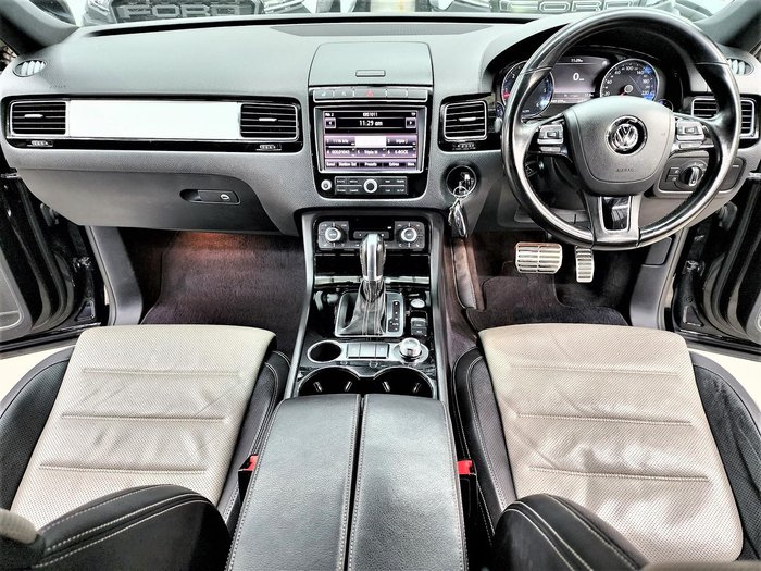 2018 Volkswagen Touareg Monochrome 7P MY18 Four Wheel Drive Deep Black