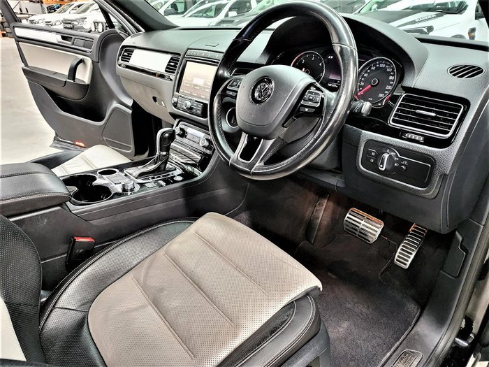 2018 Volkswagen Touareg Monochrome 7P MY18 Four Wheel Drive Deep Black