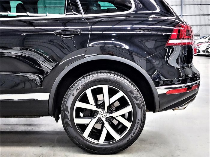 2018 Volkswagen Touareg Monochrome 7P MY18 Four Wheel Drive Deep Black