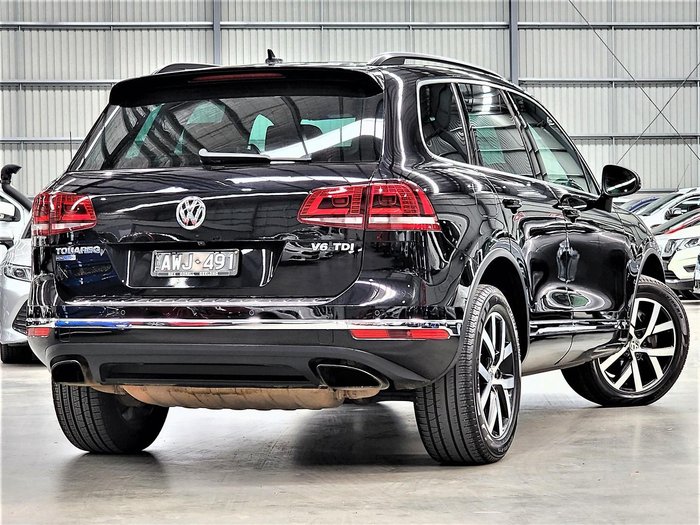 2018 Volkswagen Touareg Monochrome 7P MY18 Four Wheel Drive Deep Black