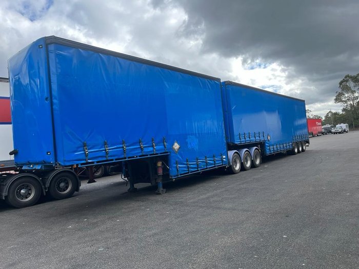 2009 Krueger St 3 38 Double Drop Deck Bdouble Blue