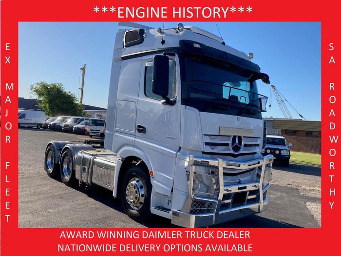 2019 Mercedes-Benz Actros 2658LS White