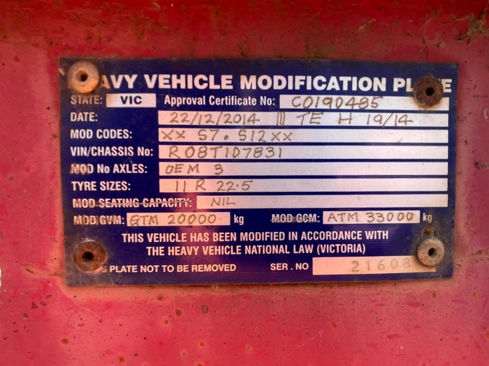 1988 RENCO 12M Tri/A Log Trailer