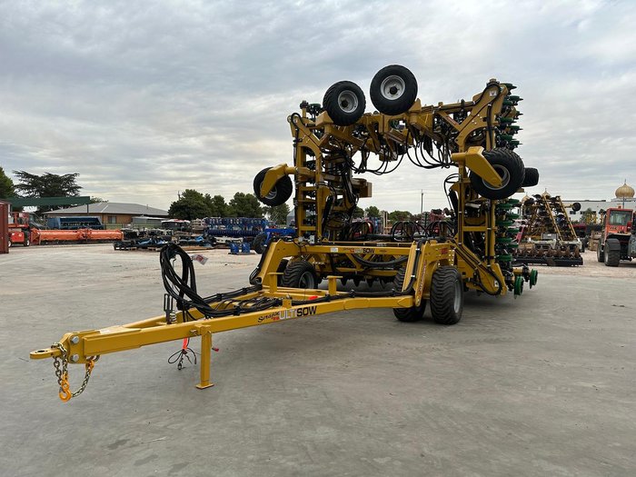 0 Serafin Ultisow S18/S20 BI FOLD SINGLE DISC AIR SEEDER NEW YELLOW