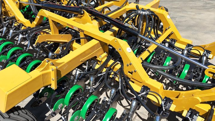 0 Serafin Ultisow S18/S20 BI FOLD SINGLE DISC AIR SEEDER NEW YELLOW