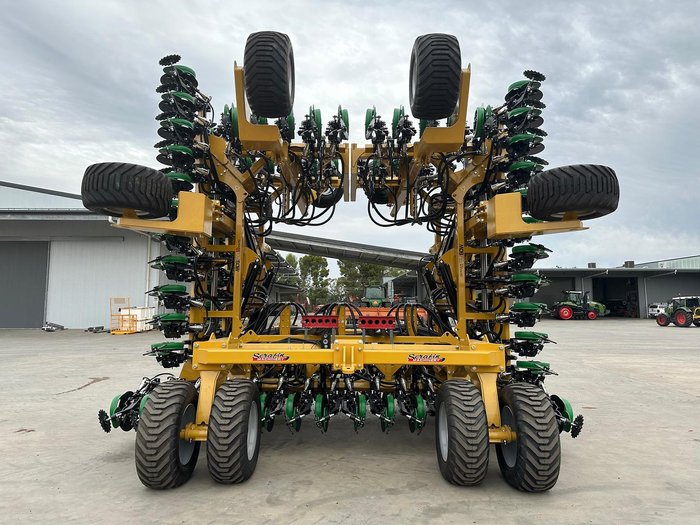 0 Serafin Ultisow S18/S20 BI FOLD SINGLE DISC AIR SEEDER NEW YELLOW